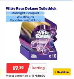 Bol.com Witte reus deluxe toiletblok aanbieding