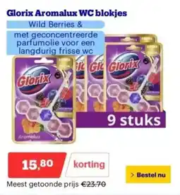 Bol.com Glorix Aromalux WC blokjes aanbieding