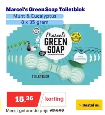 Bol.com Marcel's green soap toiletblok aanbieding