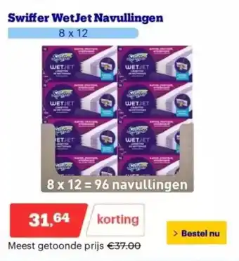 Bol.com Swiffer wet jet navullingen aanbieding