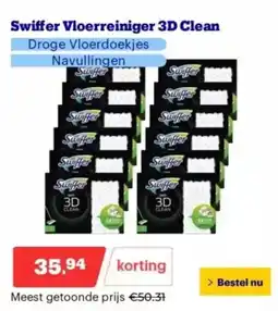 Bol.com Swiffer Vloerreiniger 3D Clean aanbieding