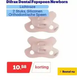 Bol.com Difrax dental fopspeen newborn aanbieding