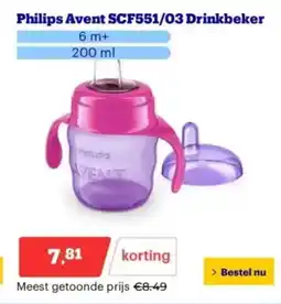 Bol.com Philips Avent SCF551/03 Drinkbeker aanbieding