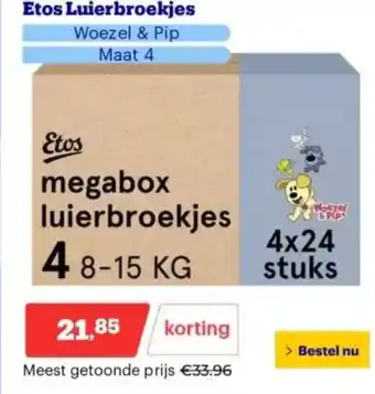 Bol.com Etos luierbroekjes aanbieding