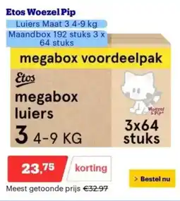 Bol.com Etos woezel & pip aanbieding