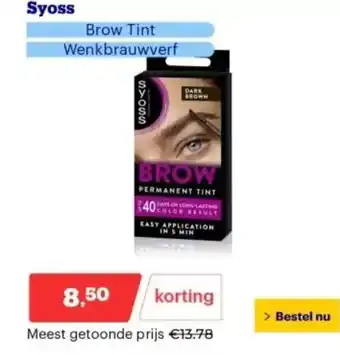 Bol.com Syoss aanbieding