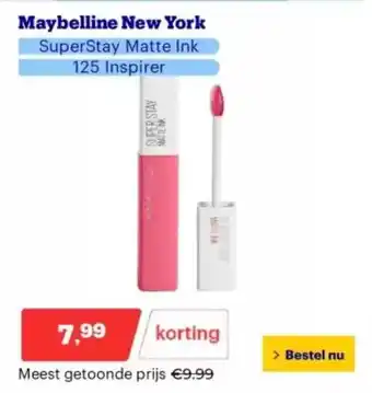 Bol.com Maybelline new york aanbieding