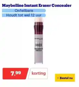 Bol.com Maybelline instant eraser concealer aanbieding