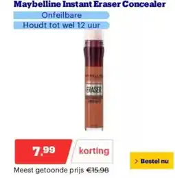 Bol.com Maybelline instant eraser concealer aanbieding