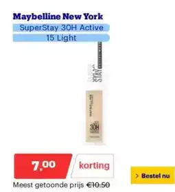 Bol.com Maybelline new york aanbieding