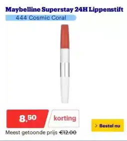 Bol.com Maybelline Superstay 24H Lippenstift aanbieding