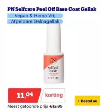 Bol.com PN selfcare peel off base coat gellak aanbieding