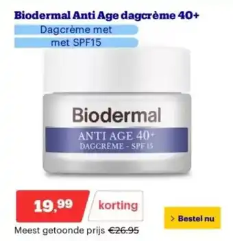 Bol.com Biodermal Anti Age dagcrème 40+ aanbieding