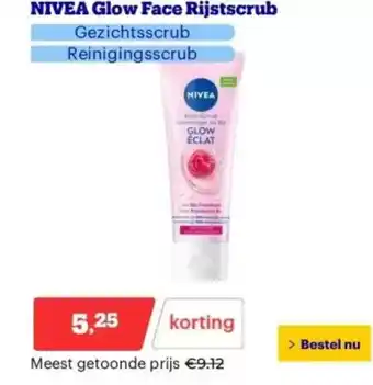 Bol.com NIVEA Glow Face Rijstscrub aanbieding