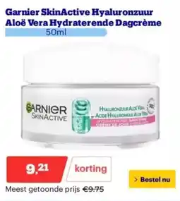 Bol.com Garnier skinactive hyaluronzuur aloë vera hydraterende dagcrème aanbieding