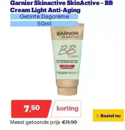 Bol.com Garnier Skinactive SkinActive BB Cream Light Anti-Aging aanbieding