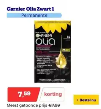 Bol.com Garnier Olia Zwart 1 aanbieding