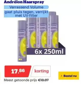 Bol.com Andrélon haarspray aanbieding