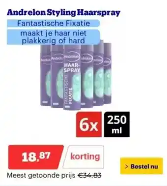 Bol.com Andrelon styling haarspray aanbieding