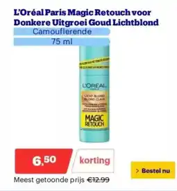 Bol.com L'oréal paris magic retouch voor donkere uitgroei goud lichtblond aanbieding