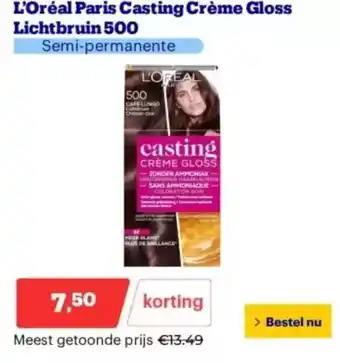 Bol.com L'Oréal Paris Casting Crème Gloss Lichtbruin 500 aanbieding