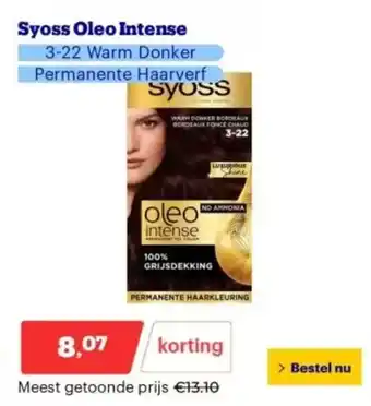 Bol.com Syoss Oleo Intense aanbieding