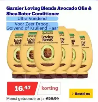 Bol.com Garnier loving blends avocado olie & shea boter conditioner aanbieding