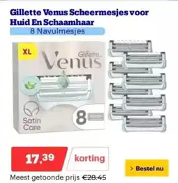 Bol.com Gillette venus scheermesjes voor huid en schaamhaar aanbieding