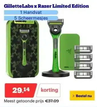 Bol.com Gillette labs x razer limited edition aanbieding