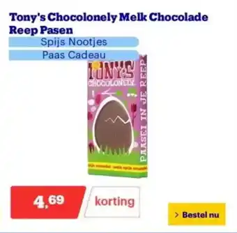 Bol.com Tony's chocolonely melk chocolade reep pasen aanbieding