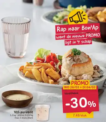 Bon Ap Vol-au-vent aanbieding