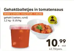 Bon Ap Gehaktballetjes in tomatensaus aanbieding