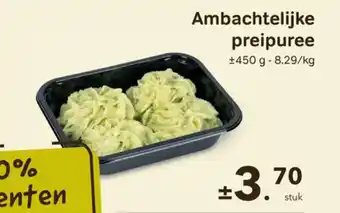 Bon Ap Ambachtelijke preipuree aanbieding