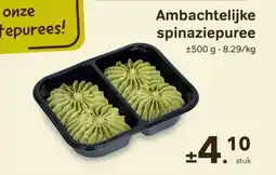 Bon Ap Ambachtelijke spinaziepuree aanbieding