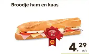 Bon Ap Broodje ham en kaas aanbieding