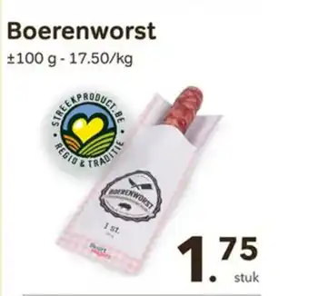 Bon Ap Boerenworst aanbieding