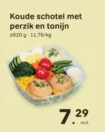 Bon Ap Koude schotel met perzik en tonijn aanbieding