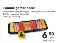 Bon Ap Fondue gemarineerd aanbieding