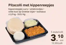 Bon Ap Pitacolli met kippenreepjes aanbieding