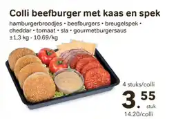 Bon Ap Colli beefburger met kaas en spek aanbieding