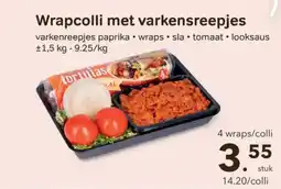 Bon Ap Wrapcolli met varkensreepjes aanbieding