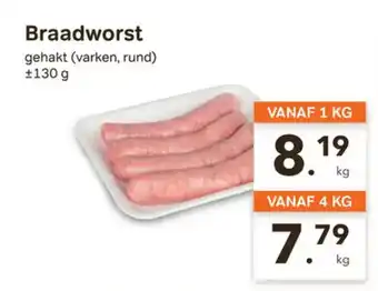 Bon Ap Braadworst aanbieding