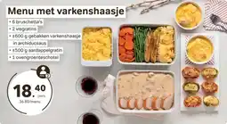 Bon Ap Menu met varkenshaasje aanbieding