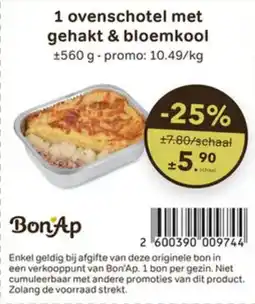 Bon Ap 1 ovenschotel met gehakt & bloemkool aanbieding