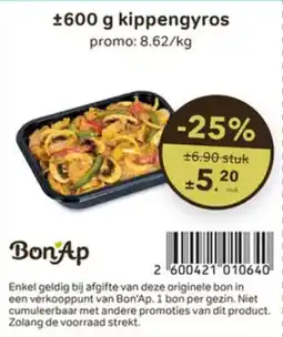 Bon Ap Kippengyros aanbieding