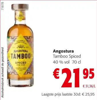 Colruyt Angostura tamboo spiced aanbieding