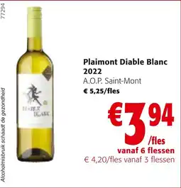 Colruyt Plaimont diable blanc 2022 aanbieding