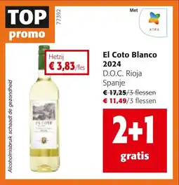 Colruyt El Coto Blanco 2024 aanbieding