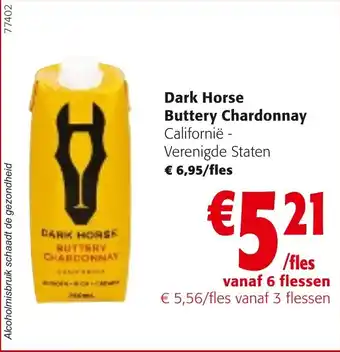 Colruyt Dark Horse Buttery Chardonnay aanbieding