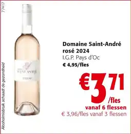 Colruyt Domaine Saint-André rosé 2024 I.G.P. Pays d'Oc aanbieding